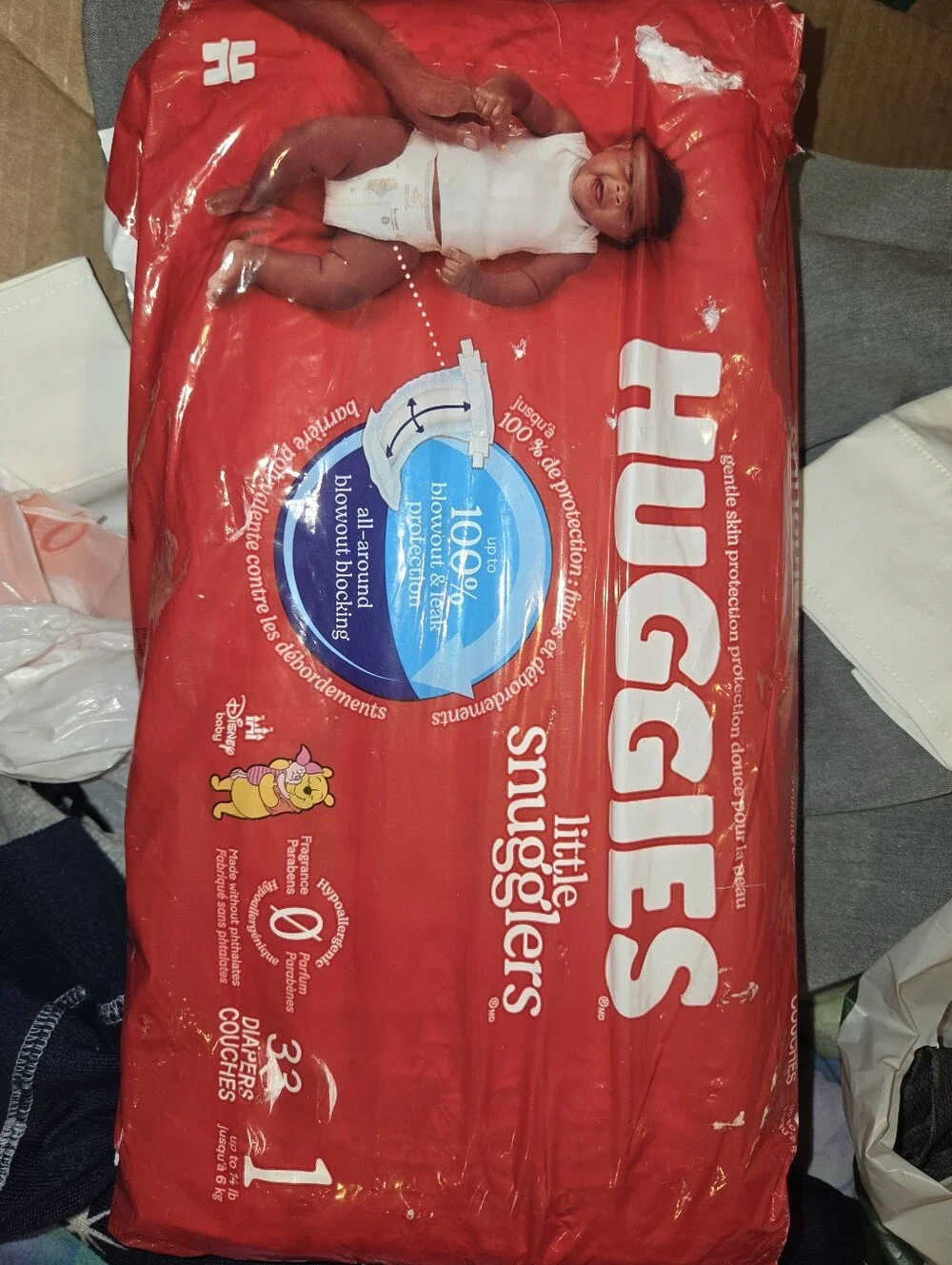 Huggies Little Snugglers Disposable Diapers - Size 1